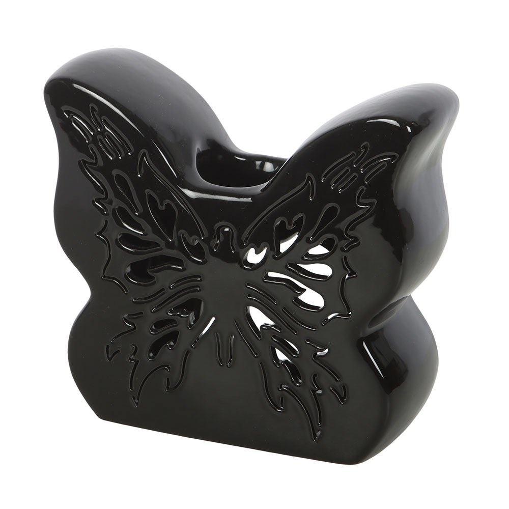 Something Different - Black CutOut Butterfly Oil burner - Black